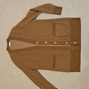 Madewell XS Bird's Eye Mayfield Cardigan